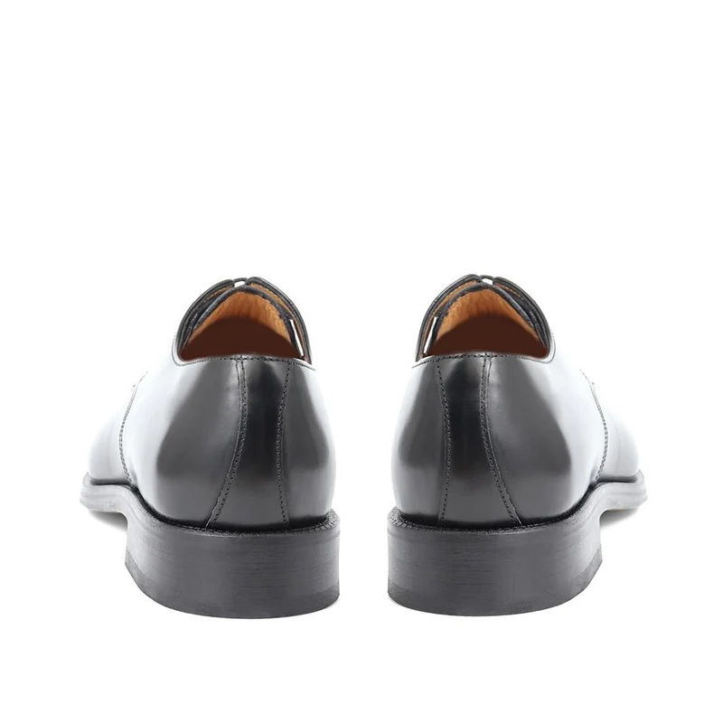 Cambridge Blake Stitched Leather Derby Shoes - CAMBRIDGE2 / 323 783 - Black