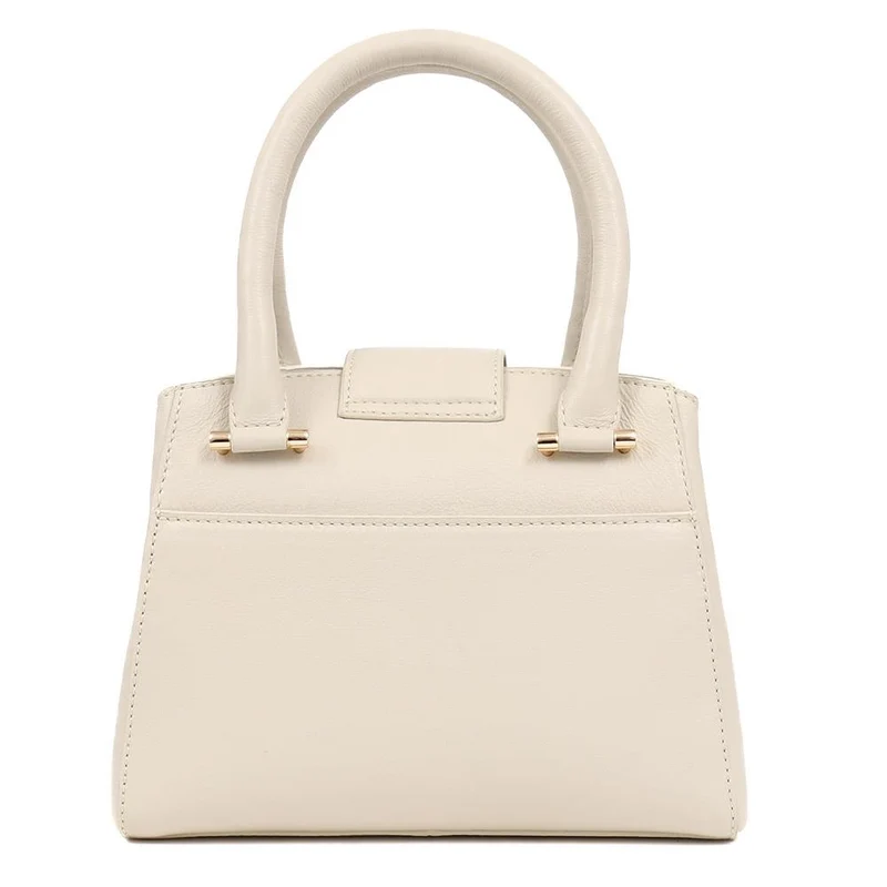 Whimsy Leather Top Handle Bag - WHIMSY / 323 891 - Cream