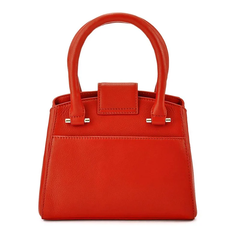 Whimsy Leather Top Handle Bag - WHIMSY / 323 891 - Red