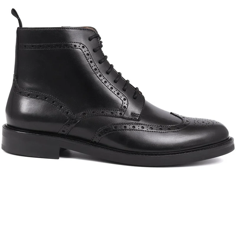 Fletcher Leather Boots - FLETCHER / 325 743 - Black