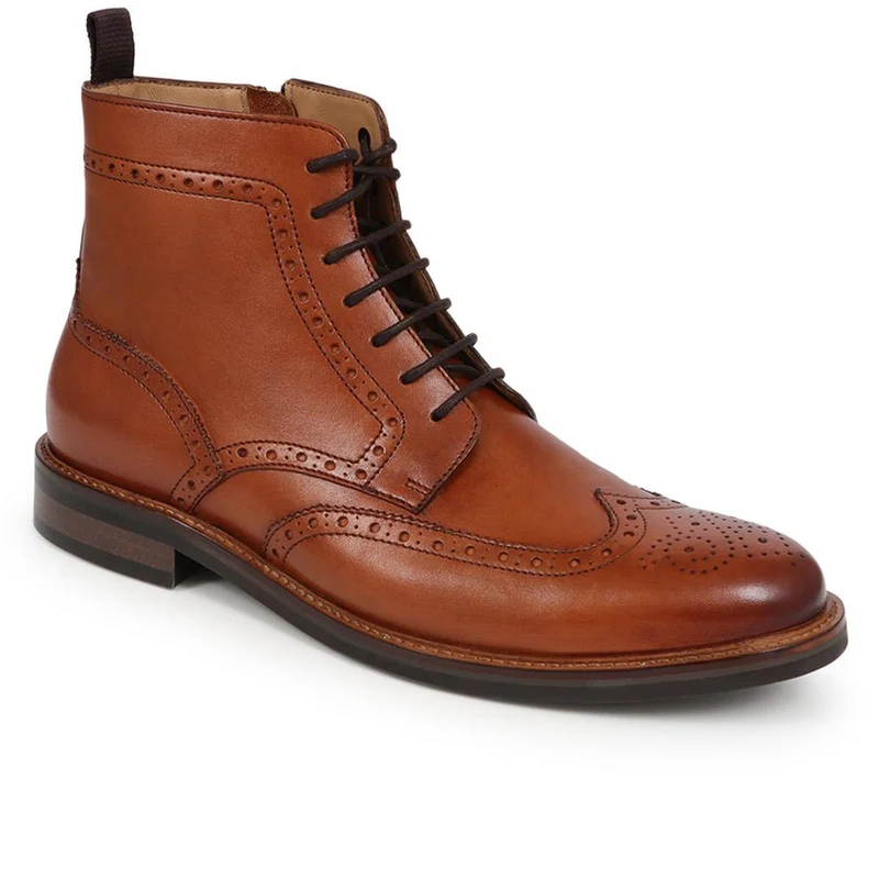 Fletcher Leather Boots - FLETCHER / 325 743 - Tan