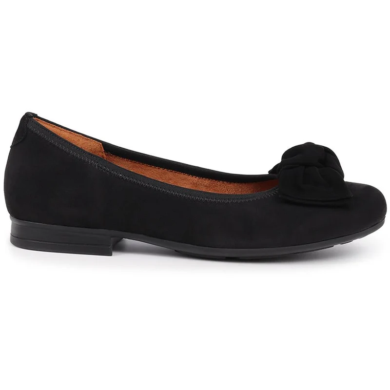 Picnic Leather Ballet Pumps - GAB40503 / 325 893 - Black Suede