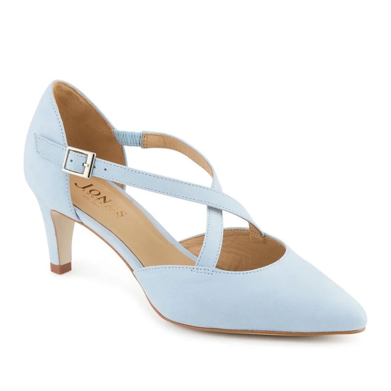 Ysa Leather Stiletto-Heeled Court Shoes - YSA / 327 455 - Pale Blue