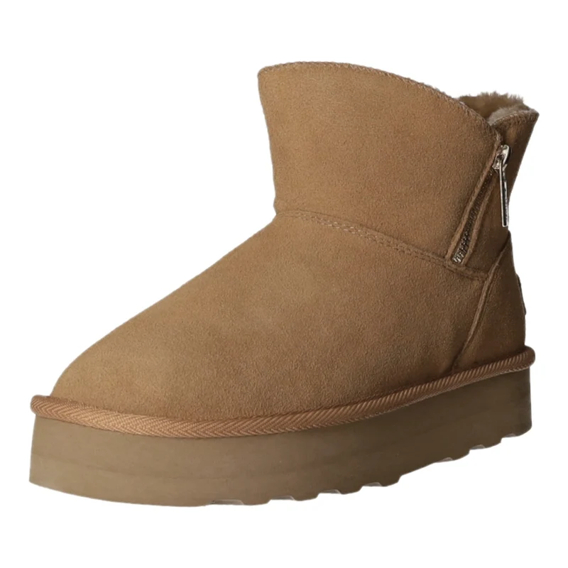 s.Oliver Schlupf-/Reißverschlußstiefelette Warmfutter bis 35mm Absatz (casual)