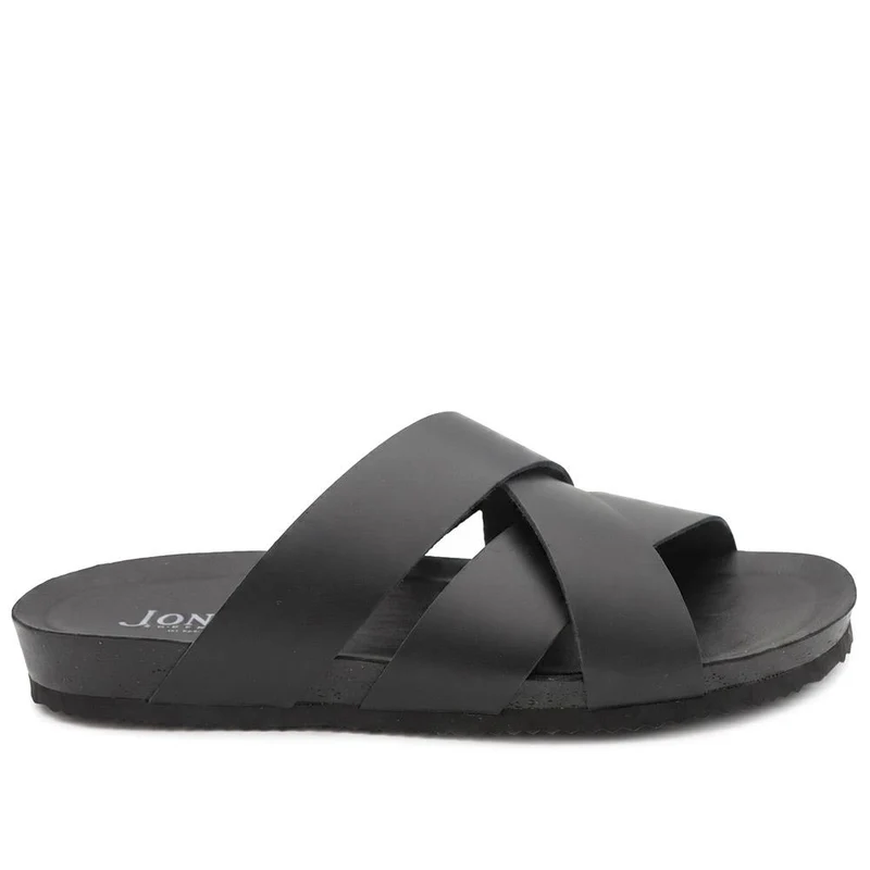 Wallsend Leather Mule Sandals - WALLSEND / 329 190