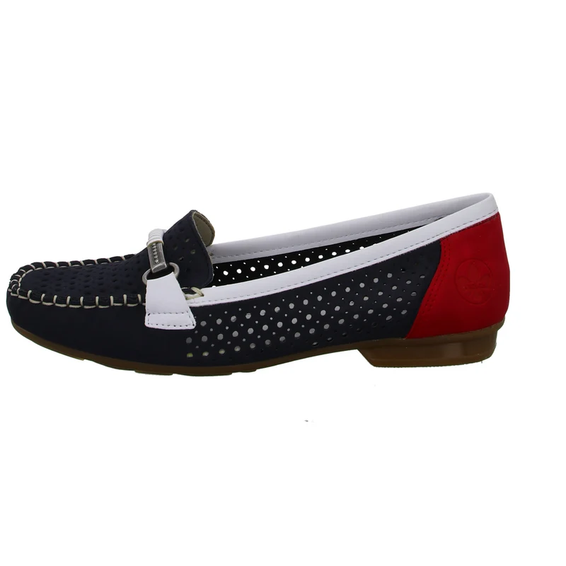 Rieker Slipper/Kletthalbschuh luftdurchlässig (durchbrochenes/geflochtenes Obermaterial)
