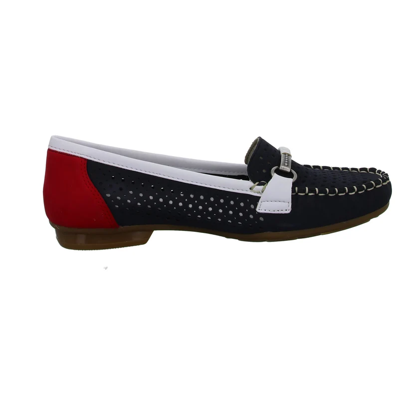Rieker Slipper/Kletthalbschuh luftdurchlässig (durchbrochenes/geflochtenes Obermaterial)