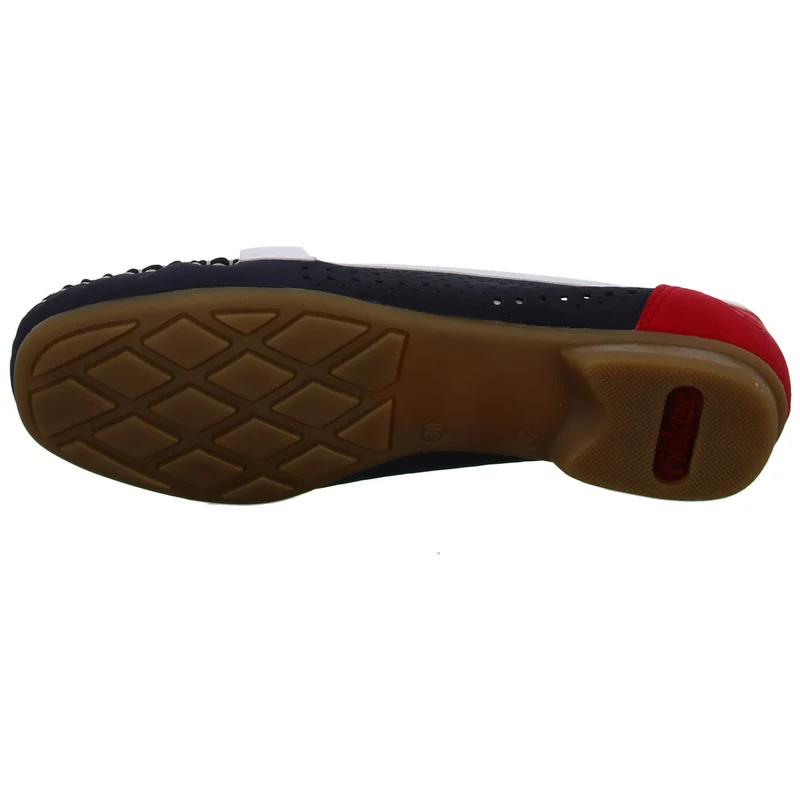 Rieker Slipper/Kletthalbschuh luftdurchlässig (durchbrochenes/geflochtenes Obermaterial)