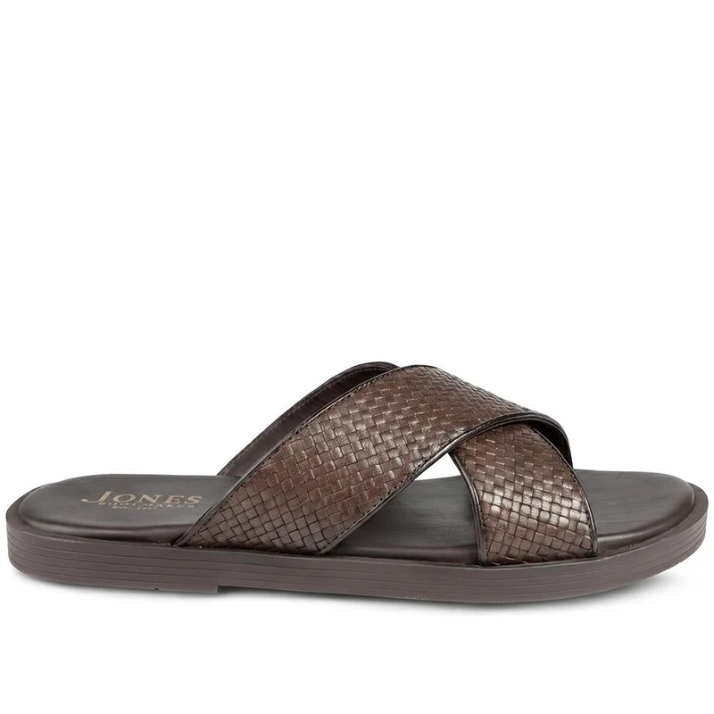 Westport Leather Mule Sliders - WESTPORT / 329 189 - Brown