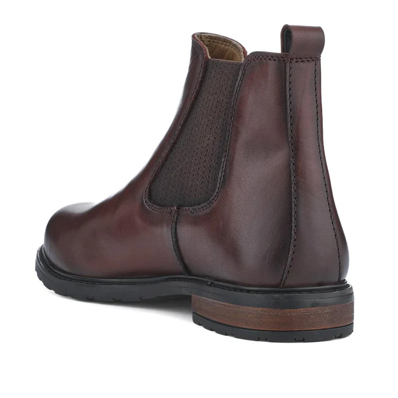 Mayah Leather Chelsea Boots - MAYAH / 327 817 - Burgundy