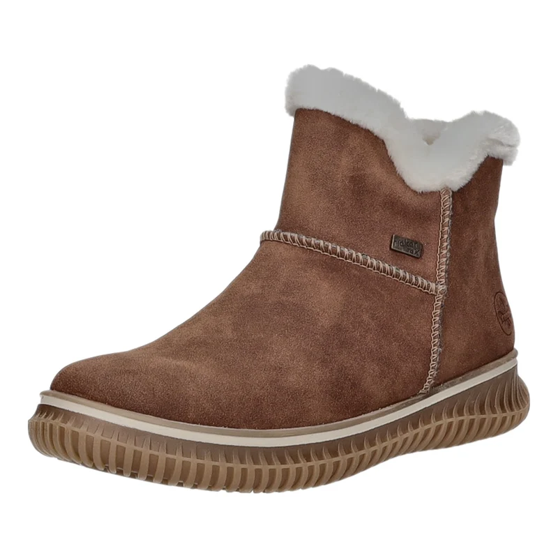 Rieker Schlupf-/Reißverschlußstiefelette Warmfutter bis 35mm Absatz (casual)