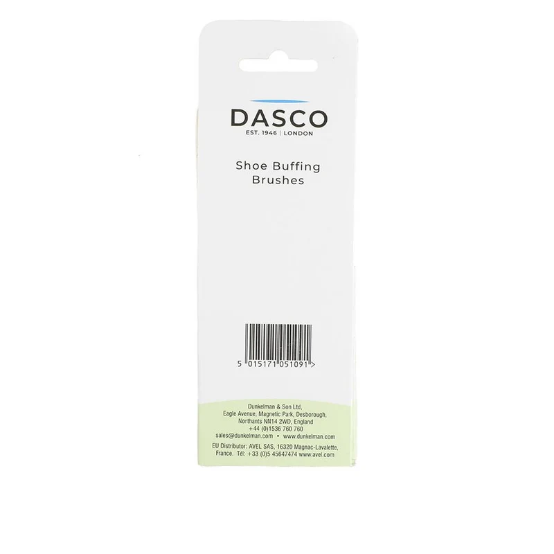 Dasco Shoe Buffing Brushes Twin Pack - DCO57001