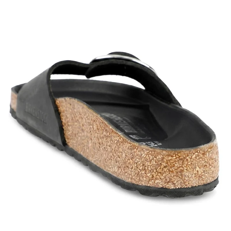 Leather Buckle Mule Sandals - BIRK41042 / 328 790 - Black