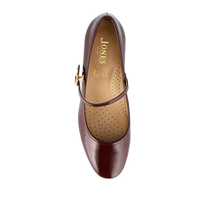 Xabrina Patent Leather Mary Janes - XABRINA / 328 255 - Burgundy Patent