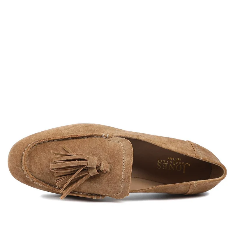 Lucee Tasselled Leather Loafers - LUCEE / 328 547 - Brown Suede