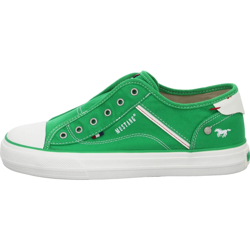 MUSTANG Leinen Slipper/Kletthalbschuh