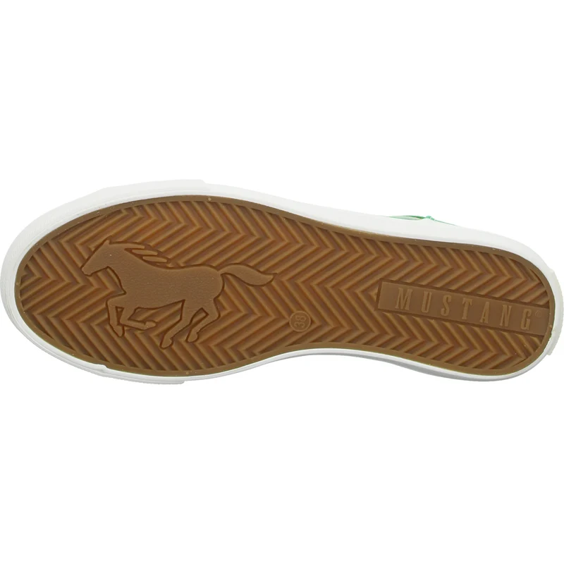 MUSTANG Leinen Slipper/Kletthalbschuh