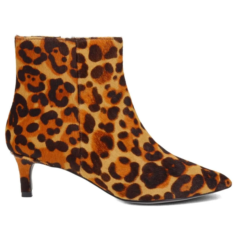 Kezia Stiletto-Heeled Ankle Boots - KEZIA / 325 955 - Leopard