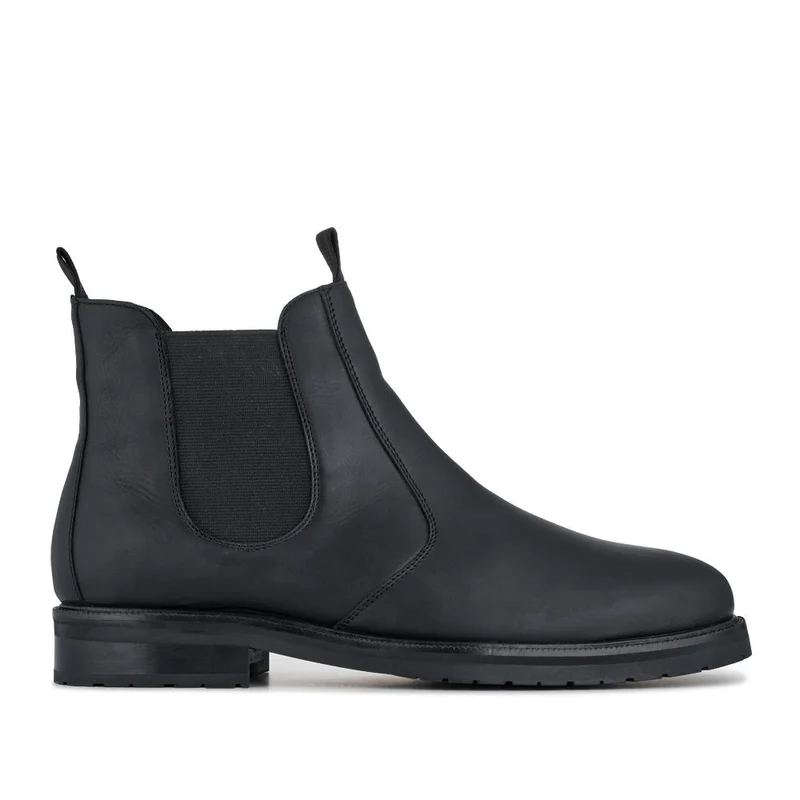 Emile Wide Fit Leather Slip-On Boots - EMILE / 327 902