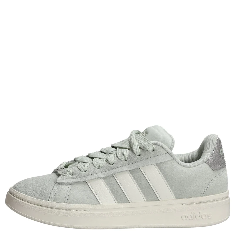 adidas Grand Court Alpha 00s Sneaker - Zapatilla Women (lingrn/owhite/silvmt, 39 1/3)