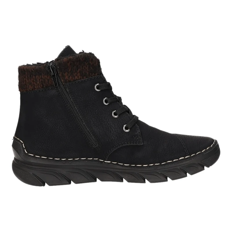 Rieker Schnürstiefelette Warmfutter bis 35mm Absatz (casual)