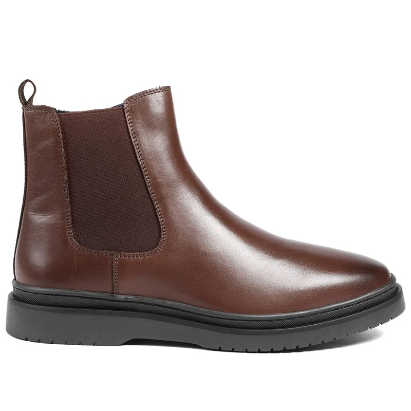Gregory Warm Lined Leather Chelsea Boots - GREGORY / 328 308