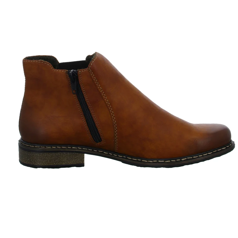 Rieker Schlupf-/Reißverschlußstiefelette Warmfutter bis 35mm Absatz (casual)