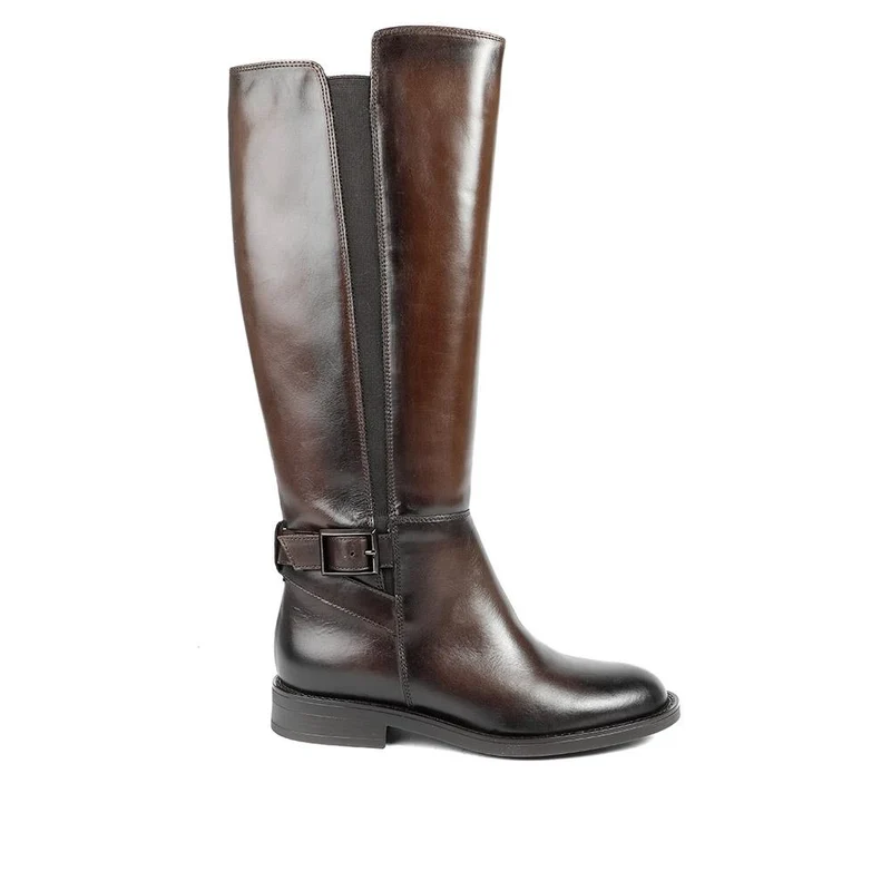 Danica Leather Long Boots - DANICA / 328 082