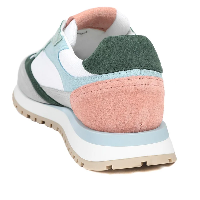 Asha Leather Wedge Trainers - ASHA / 329 137 - White Multi