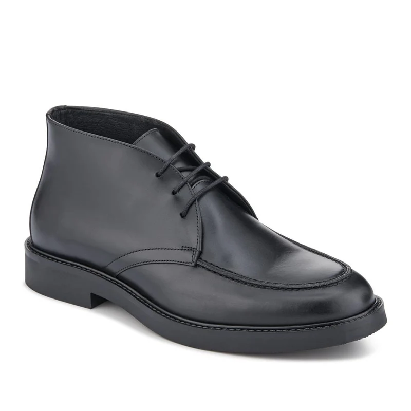 Dariel Leather Chukka Boots - DARIEL / 328 500 - Black