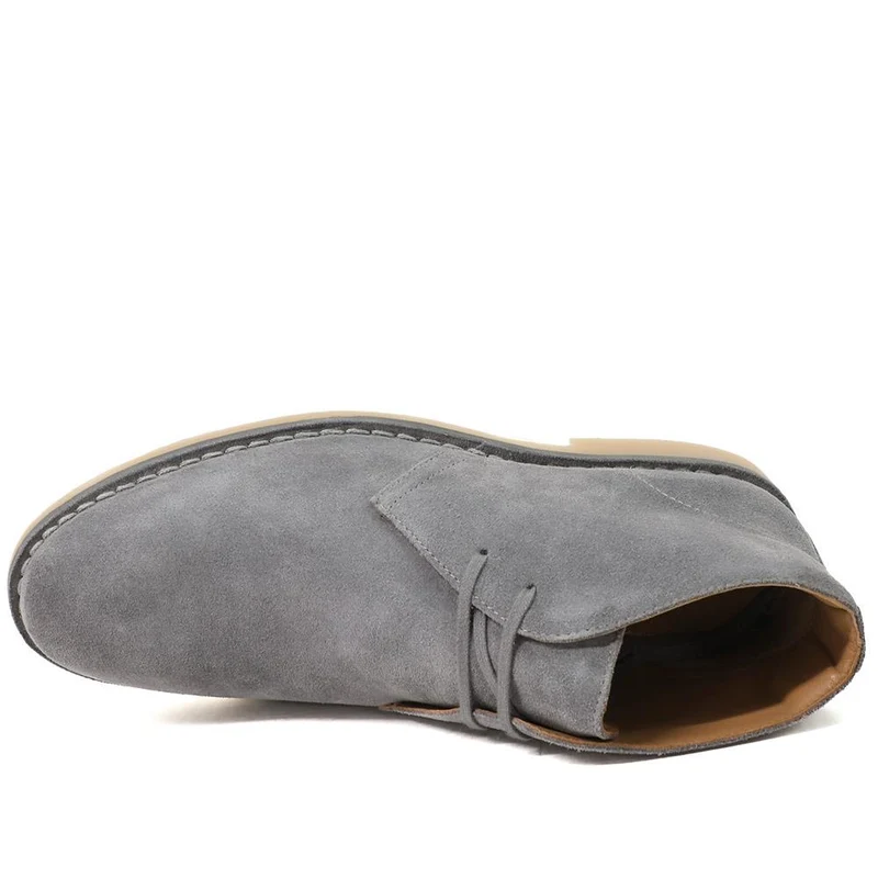 Desert1 Leather Chukka Boots - DESERT1 / 325 926 - Grey Suede