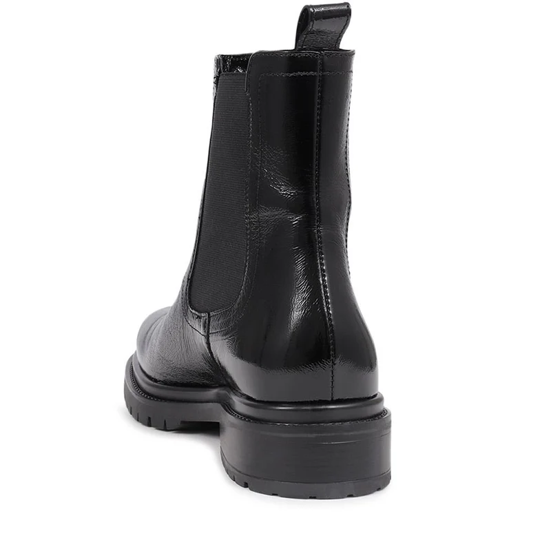 Kefalonia Leather Chelsea Boots - KEFALONIA / 326 141 - Black Patent