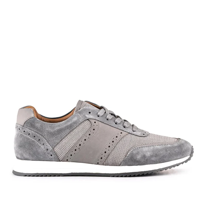 Sergio Lace-Up Leather Trainers - SERGIO / 328 071