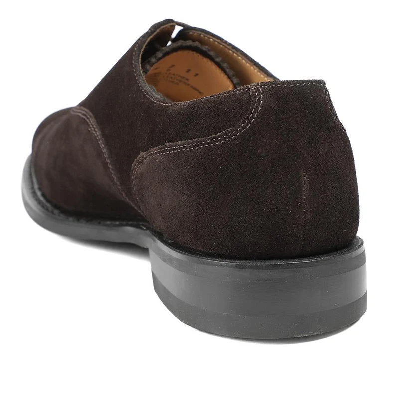 Comanche Wide Fit Goodyear Welted Leather Oxford S - LOA31504 / 317 647 - Dark Brown Suede