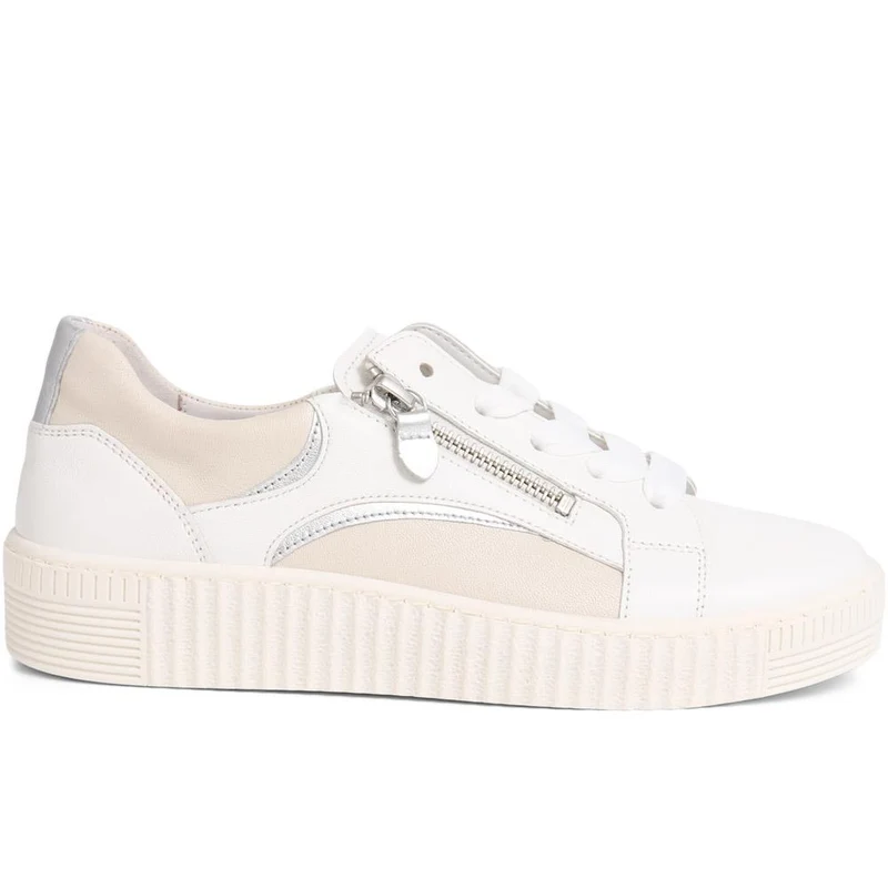 Wemo Gabor Lace-Up Leather Trainers - GAB37517 / 323 536