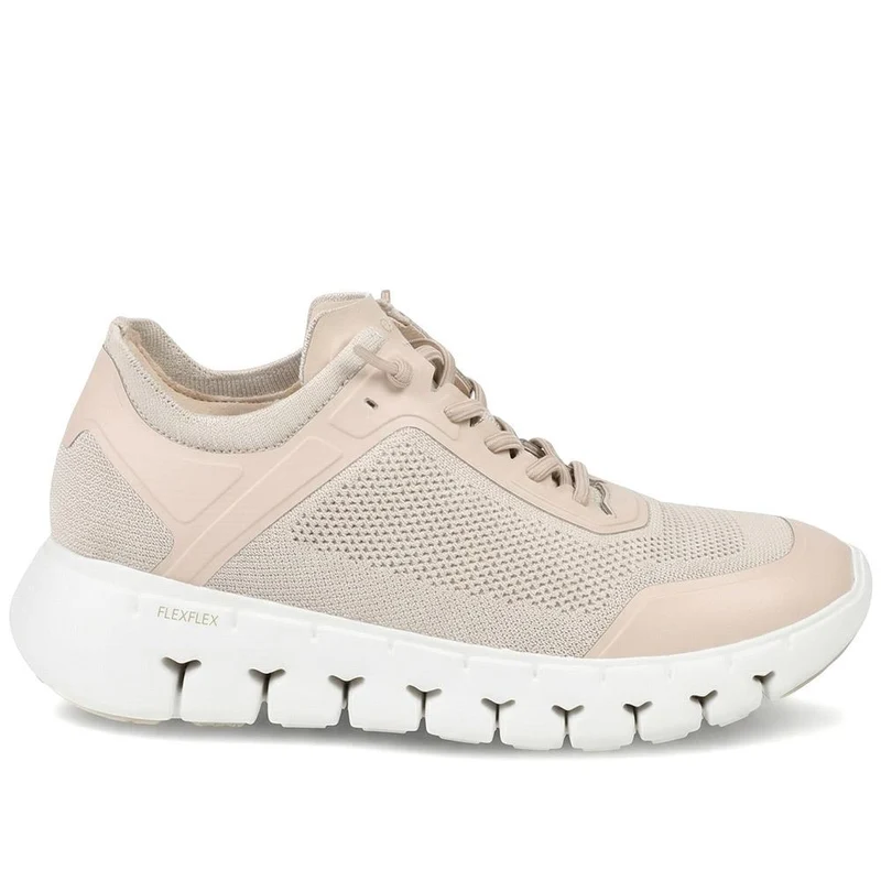 Gabor Ilea Cushioning Lace Up Trainers - GAB43516 / 328 857 - Beige