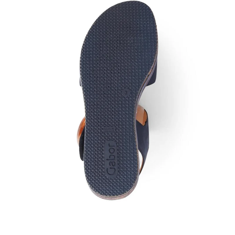 Andre Gabor Wedge Sandals - GAB37522 / 323 653 - Navy