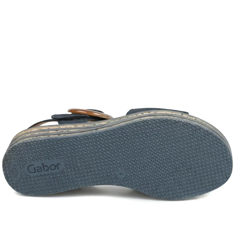 Andre Gabor Wedge Sandals - GAB37522 / 323 653 - Navy