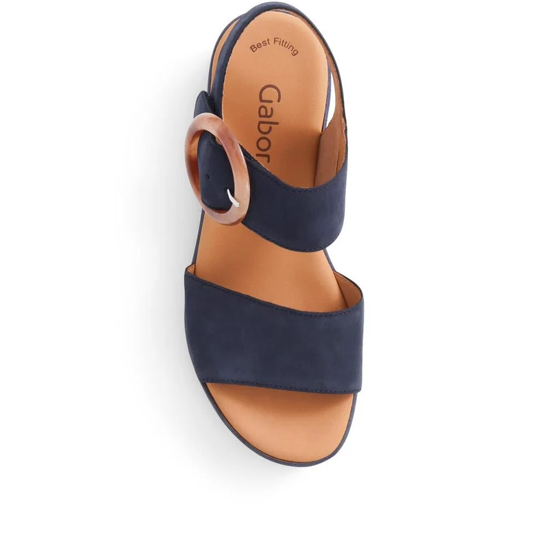 Andre Gabor Wedge Sandals - GAB37522 / 323 653 - Navy