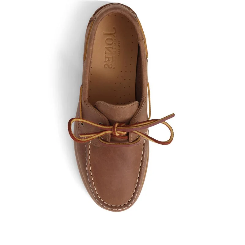 Patrizia Leather Boat Shoes - PATRIZIA / 322 369 - Brown