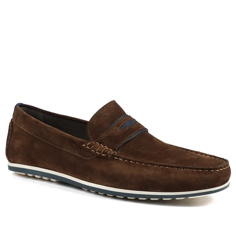 Bonetti3 All-Leather Loafers - BONETTI3 / 328 713 - Brown Suede