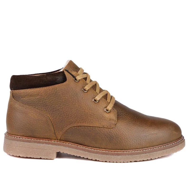 Halifax Waterproof Leather Ankle Boots - HALIFAX / 327 846