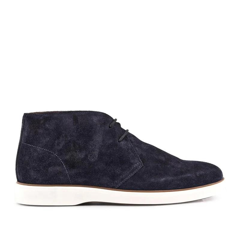 Demetrio Suede Leather Boots - DEMETRIO / 328 070 - Navy Suede