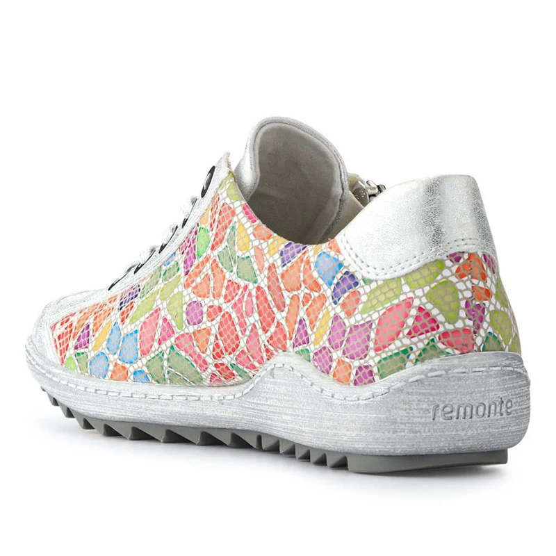 Leather Lace-Up Trainer - DRS29504 / 313 862 - Multi