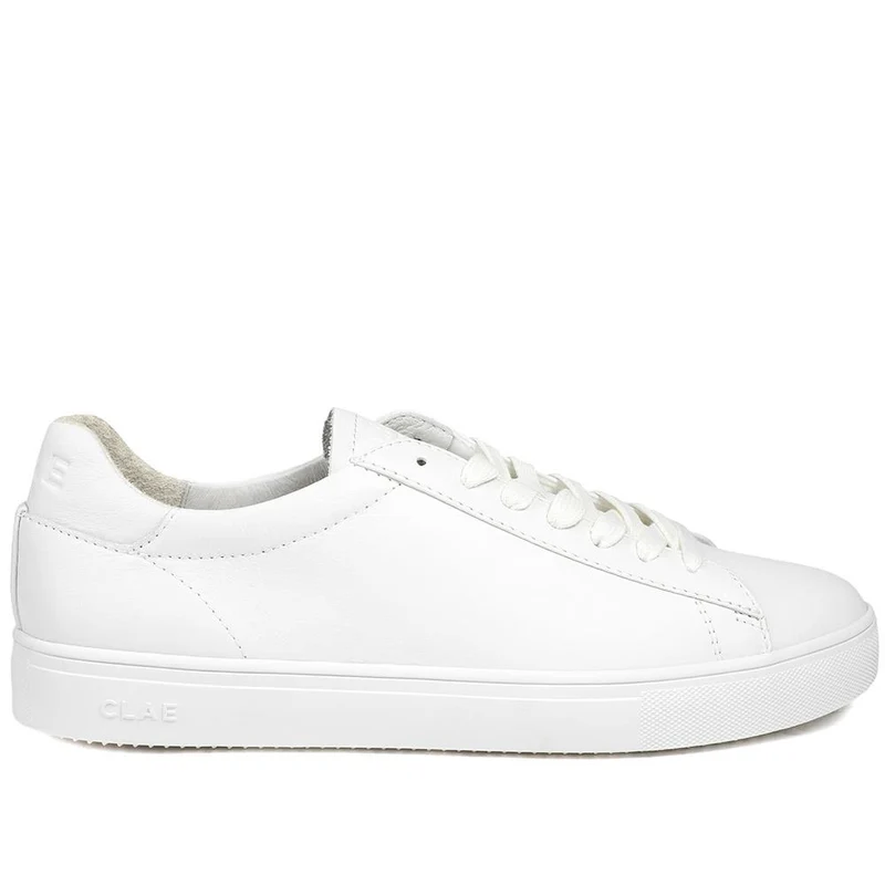 Clae Bradley Essentials Leather Lace Up Trainers - CLAGB43504 / 329 180