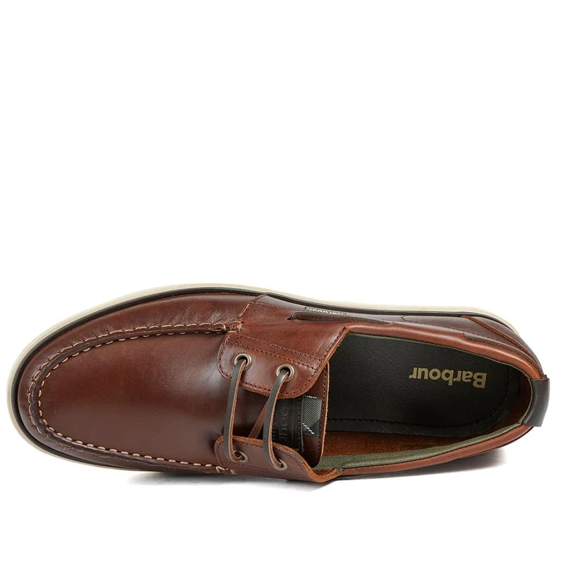 Leather Moccasin Slip On Shoes - BARBR43503 / 328 745 - Dark Brown