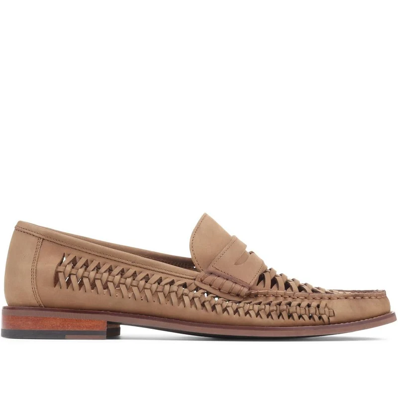 Riverside Woven Leather Loafers - RIVERSIDE / 319 873