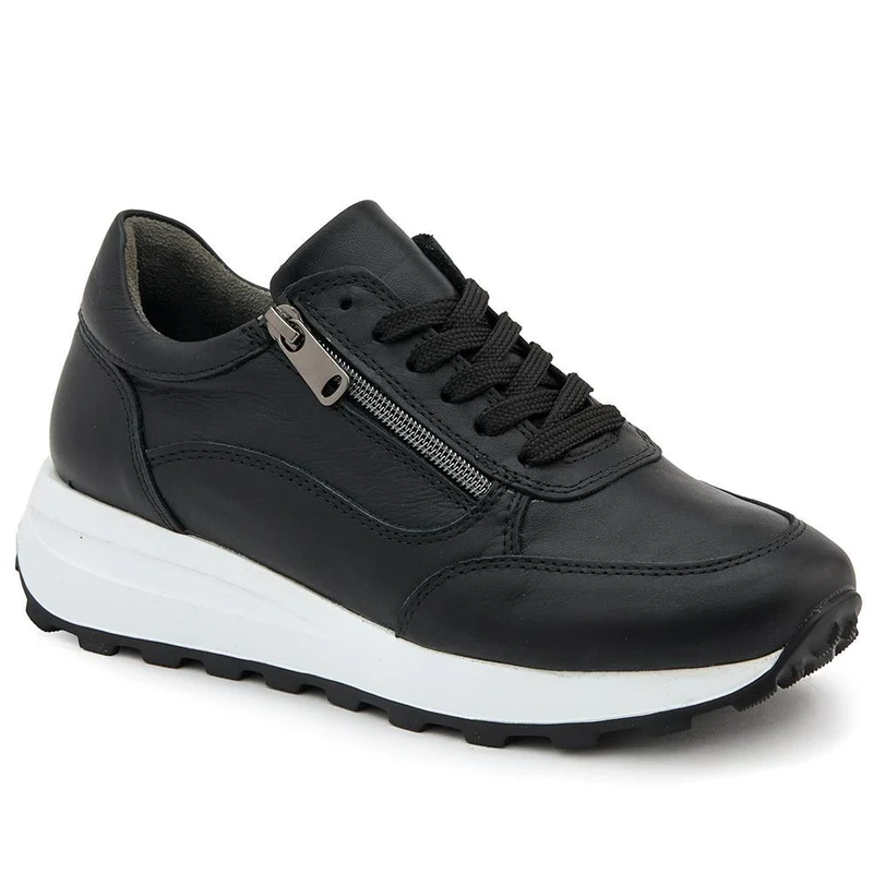 Bertina Lace-Up Trainers - BERTINA / 326 249 - Black