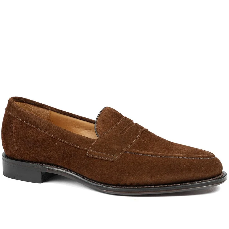 Hornbeam All-Leather Loafers - HORNBEAM / 327 667 - Brown Suede