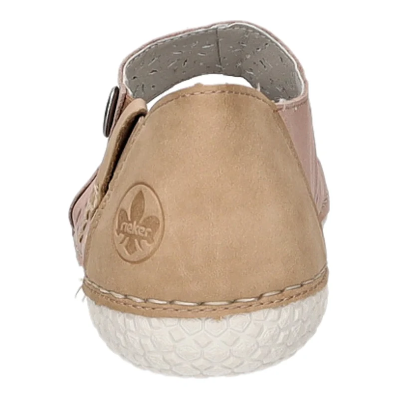 Rieker Slipper/Kletthalbschuh luftdurchlässig (durchbrochenes/geflochtenes Obermaterial)